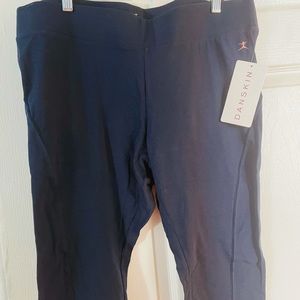 Danskin Plus Size Cropped Leggings Yoga Pants 1X